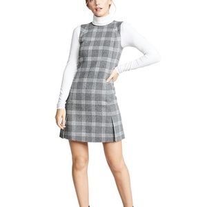 Theory Westport Plaid Wool/Cashmere Shift Dress